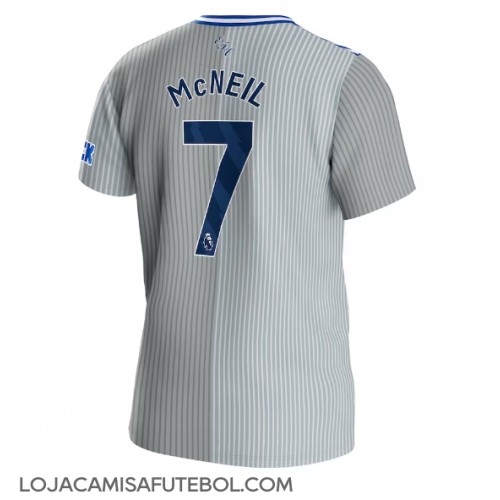 Camisa de Futebol Everton Dwight McNeil #7 Equipamento Alternativo 2023-24 Manga Curta